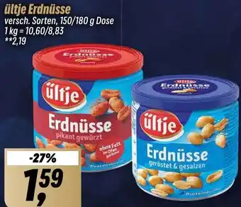 Simmel ültje Erdnüsse 150/180 g Dose Angebot