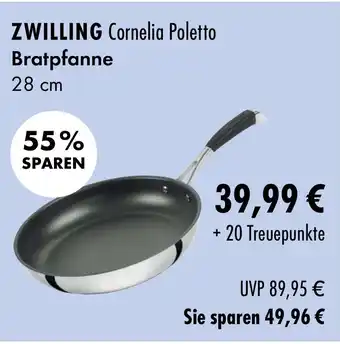 CITTI Markt ZWILLING Cornelia Poletto Bratpfanne 28 cm Angebot