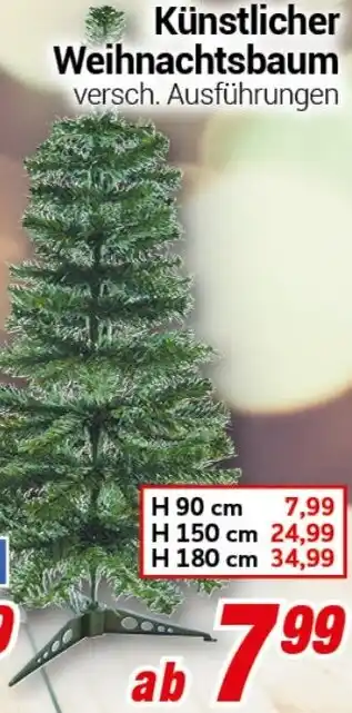 CENTERSHOP Künstlicher Weihnachtsbaum Angebot