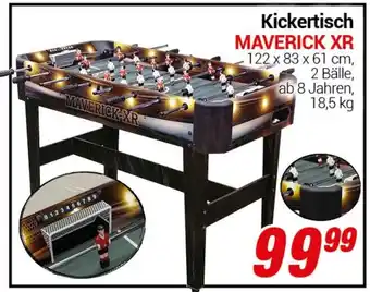 CENTERSHOP Kickertisch MAVERICK XR Angebot