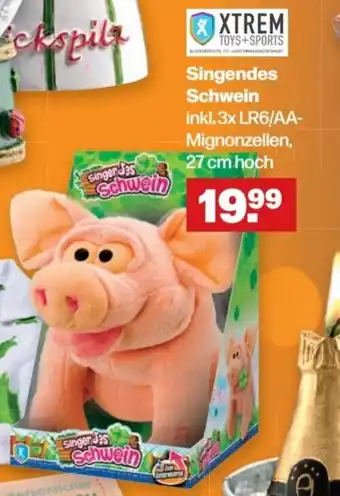 Handelshof XTREM TOYS+SPORTS Singendes Schwein Angebot