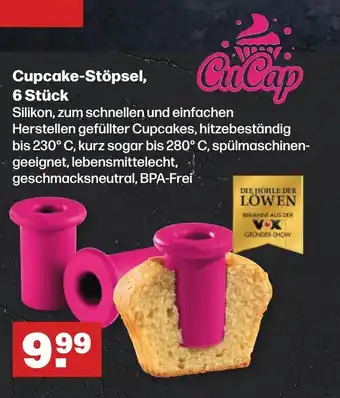 Handelshof CuCap Cupcake-Stöpsel, 6 Stück Angebot