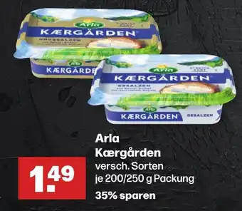 Handelshof Arla Kærgården versch. Sorten je 200/250 g Packung Angebot