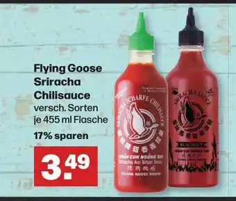 Handelshof Flying Goose Sriracha Chilisauce versch. Sorten je 455 ml Flasche Angebot