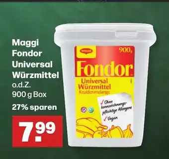 Handelshof Maggi Fondor Universal Würzmittel o.d.Z. 900 g Box Angebot