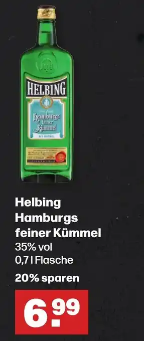 Handelshof Helbing Hamburgs feiner Kümmel 35% vol 0,71 Flasche Angebot