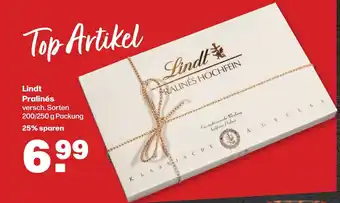 Handelshof Lindt Pralinés versch. Sorten 200/250 g Packung Angebot