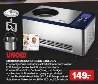 Handelshof UNOLD Eismaschine SCHUHBECK EXKLUSIV Angebot