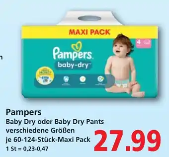 CITTI Markt Pampers Baby Dry oder Baby Dry Pants verschiedene Größen Angebot