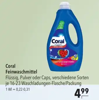 CITTI Markt Coral Feinwaschmittel 16-23WA Angebot