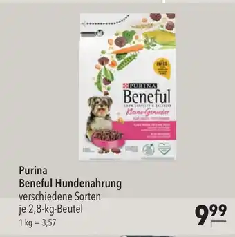 CITTI Markt Purina Beneful Hundenahrung verschiedene Sorten je 2,8-kg-Beutel Angebot