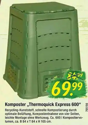 Floraland Komposter „thermoquick Express 600” Angebot