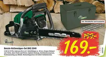 Floraland Benzin-kettensägen-set Bks 2040 Mr. Gardener Angebot