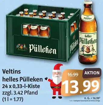 Markant Markt Veltins helles Pülleken 24x0,33 L Kiste Angebot