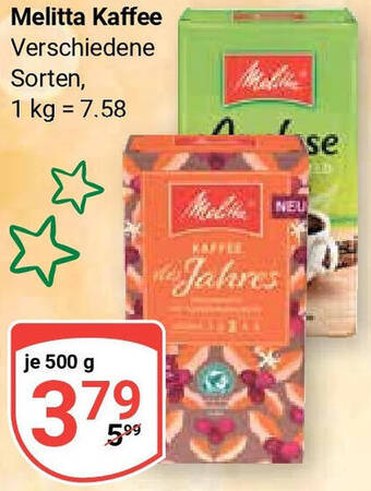 Globus Melitta Kaffee 500 g Angebot