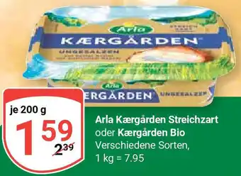 Globus Arla Kærgården Streichzart oder Kærgården Bio 200 g Angebot