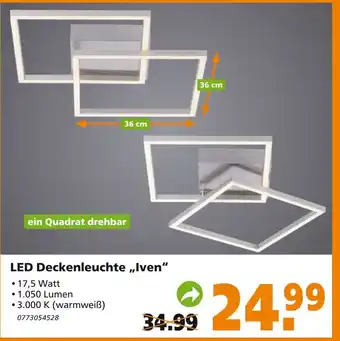 hela LED Deckenleuchte Iven Angebot