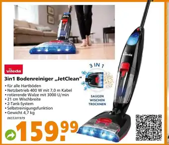 hela Vileda 3in1 Bodenreiniger JetClean Angebot