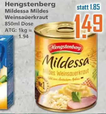 Klaas und Kock Hengstenberg Mildessa Mildes Weinsauerkraut 850ml Angebot