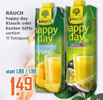 Klaas und Kock Rauch Happy Day Klassik oder Exoten Säfte 1L Angebot