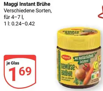Globus Maggi Instant Brühe Angebot