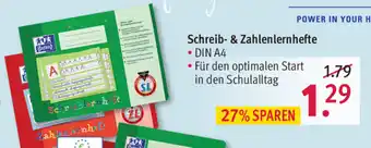 Rossmann Schreib & Zahlenlernhefte Angebot