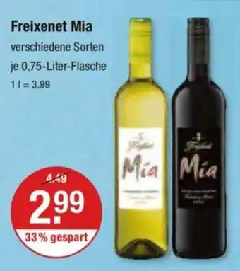 V Markt Freixenet Mia verschiedene Sorten je 0,75-Liter-Flasche Angebot