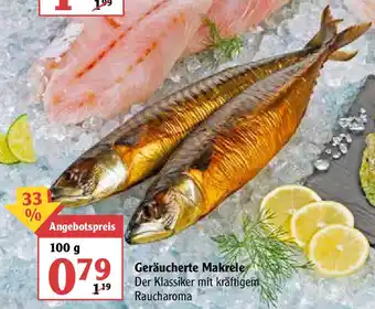 Globus Geräucherte Makrele 100g Angebot