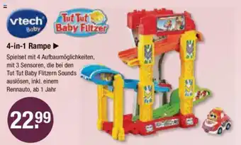 V Markt vtech Boby / Tut Tut Baby Flitzer 4-in-1 Rampe Angebot