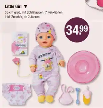 V Markt Baby born Little Girl Angebot