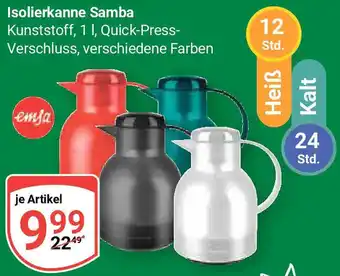 Globus emsa Isolierkanne Samba Angebot