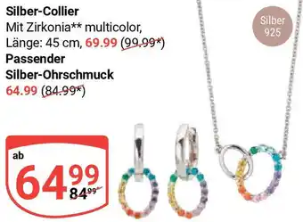 Globus Silber-Collier Angebot