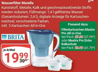 Globus BRITA Wasserfilter Marella Angebot