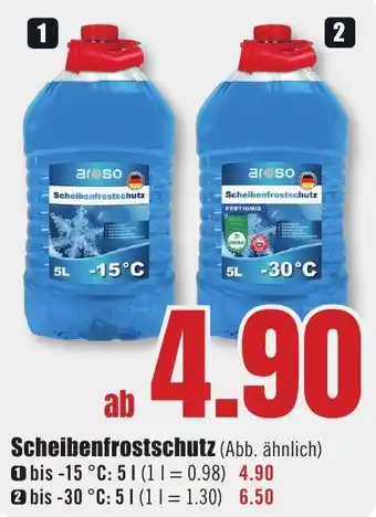 B1 Discount Baumarkt Scheibenfrostschutz 5 L Angebot