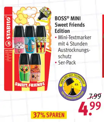 Rossmann Stabilo Boss Mini Sweet Friends Edition Angebot