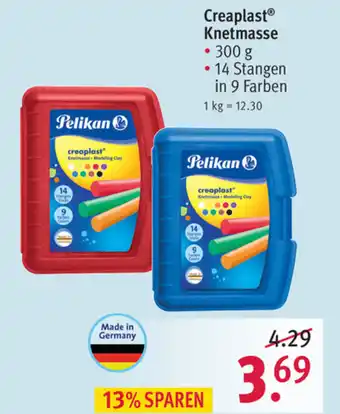 Rossmann Creaplast Knetmasse 300g Angebot