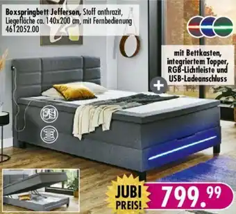 Möbel Boss Boxspringbett Jefferson Angebot