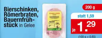 Zimmermann Bierschinken, Römerbraten, Bauernfrühstück in Gelee 200g Angebot