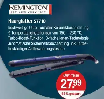 V Markt REMINGTON Haarglätter S7710 Angebot
