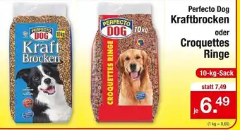 Zimmermann Perfecto Dog Kraftbrocken oder Croquettes Ringe 10kg Angebot