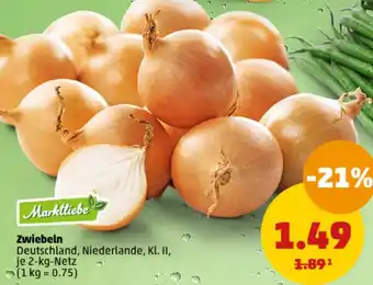 PENNY Zwiebeln 2 kg Netz Angebot