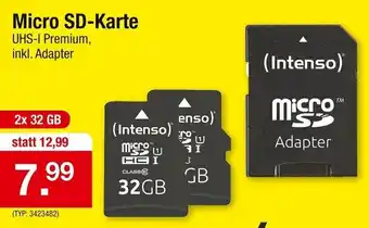 Zimmermann Micro SD Karte Angebot