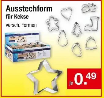 Zimmermann Ausstechform für Kekse Angebot