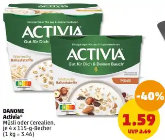 PENNY DANONE Activia 4x115 g Becher Angebot