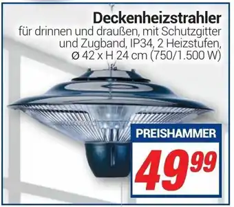 CENTERSHOP Deckenheizstrahler Angebot