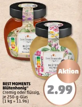 PENNY BEST MOMENTS Blütenhonig 250 g Glas Angebot