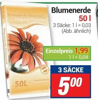 CENTERSHOP Blumenerde 50L Angebot