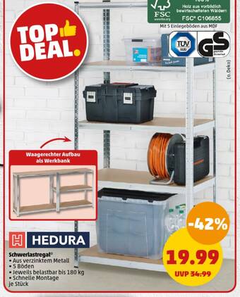PENNY HEDURA Schwerlastregal Angebot