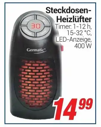 CENTERSHOP Steckdosen Heizlüfter Angebot