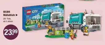 V Markt LEGO CITY 60386 Müllabfuhr 261 Teile, ab 5 Jahren Angebot